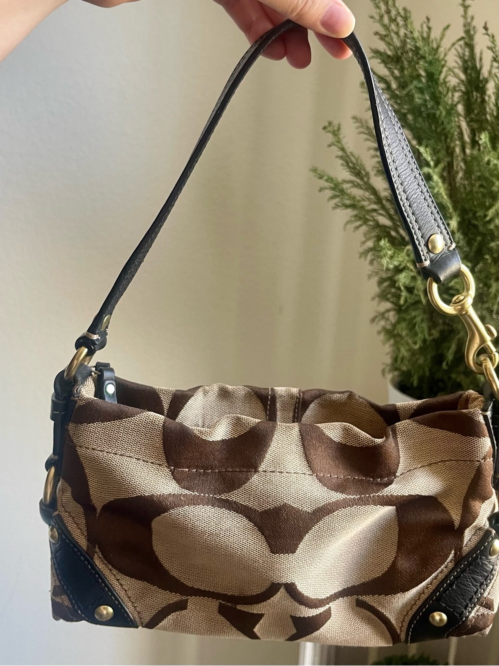 Vintage Coach Mini Carly Shoulder Bag